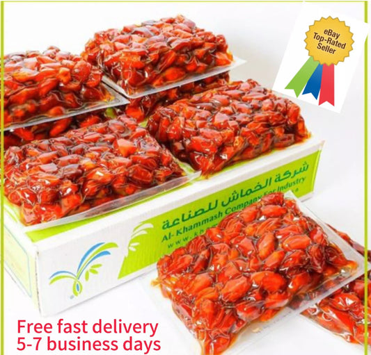 SHIPS FROM KUWAIT (8 X 1 Kg )dates Khalas  organic premium  تمر خلاص
