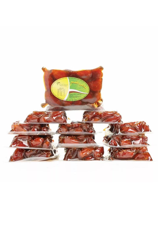 (12 X 250 Gram )Fresh dates organic premium  ramdan تمر فاخر خلاص رمضان  Khalas